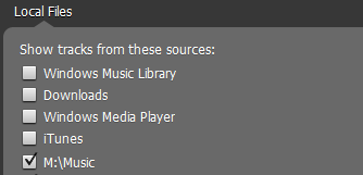 Local File Sources